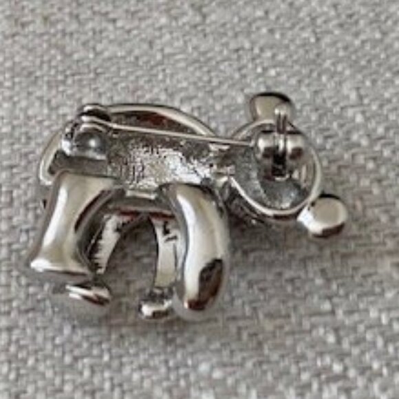 Sparkling Crystal Koala Bear Brooch Pin – Silver Tone Animal Jewelry - Picture 3 of 4